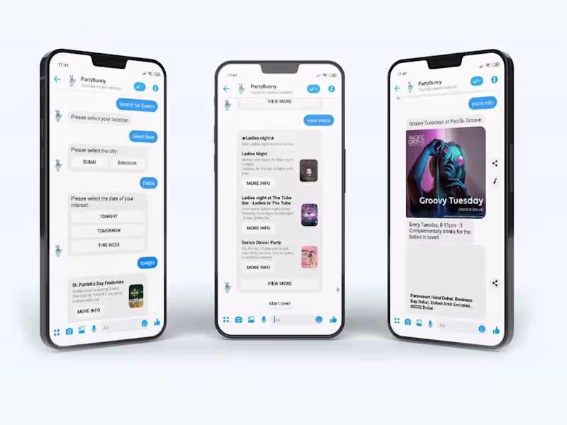 Cover image for PartyBunny Event Discovery Platform with Chatbot Integration 