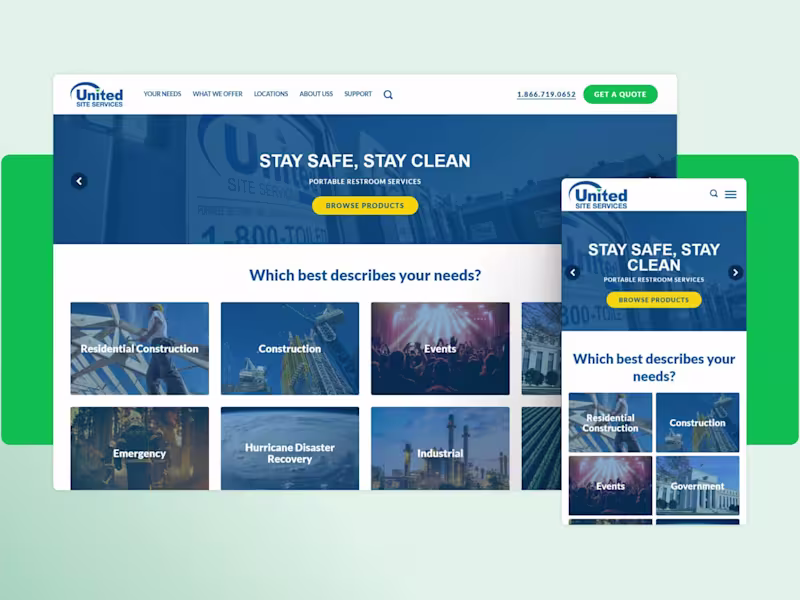 Cover image for United Site Services