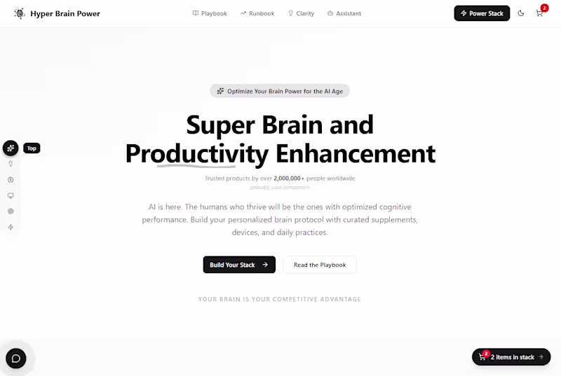 Cover image for Hyper Brain Power → Smart