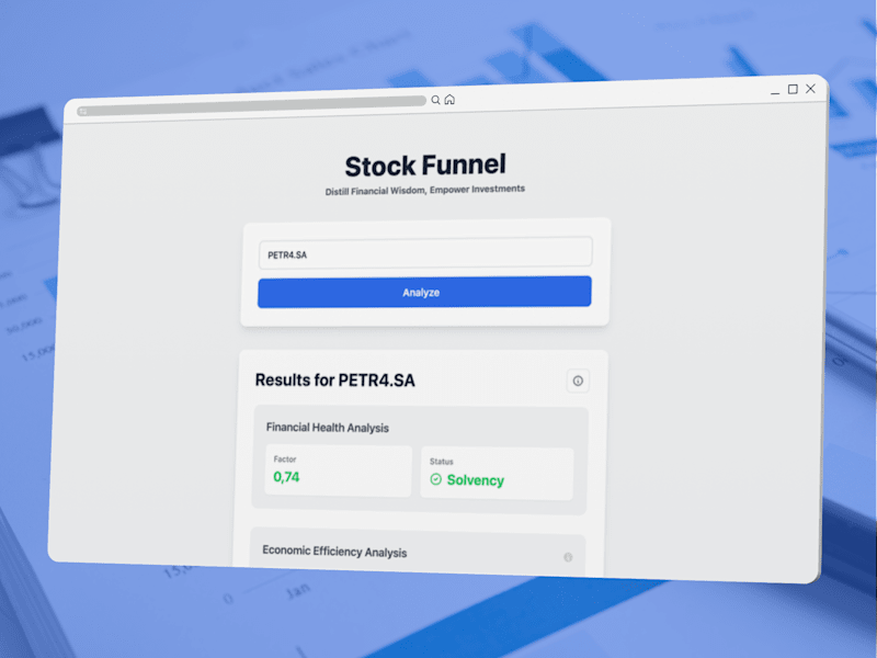 Cover image for Stock Funnel: Smart Stock Analysis Web App