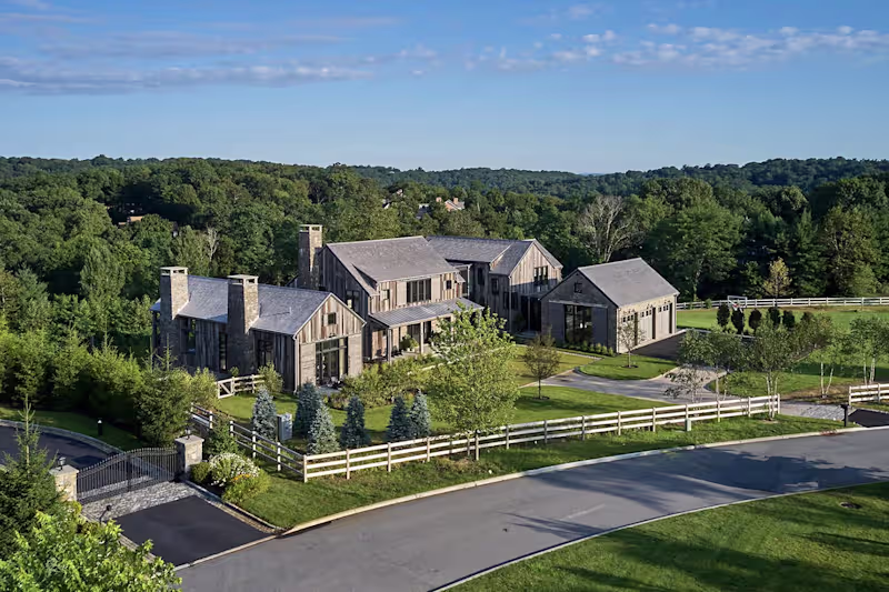 Cover image for Modern Barn-Style Home Design in Armonk, NY