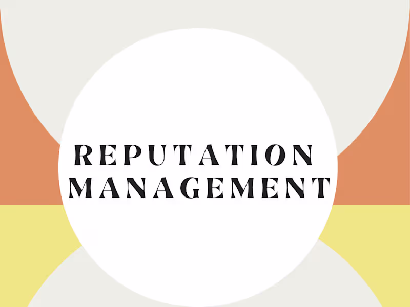 Cover image for External Reputation Management 