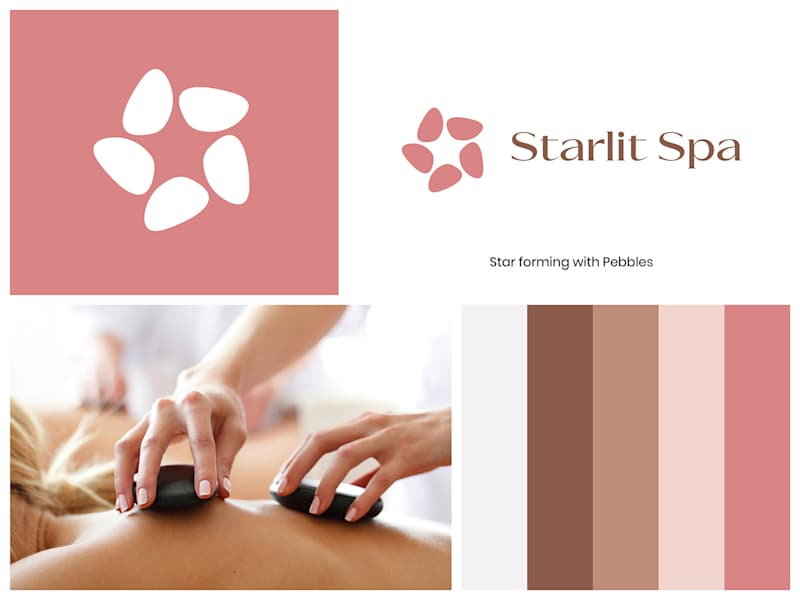 Cover image for Starlit Spa Logo (Unused Concept For Sale) :: Behance