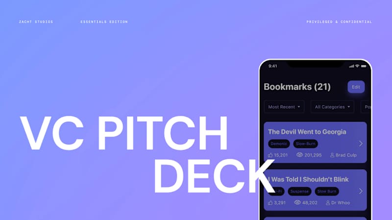 Cover image for VC Pitch Deck Template