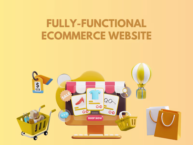 Cover image for E-commerce website development