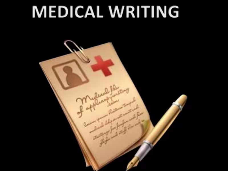 Cover image for Expert Medical Researcher and Medical Writer