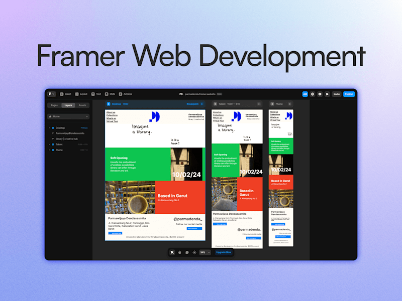 Cover image for Framer Website Development