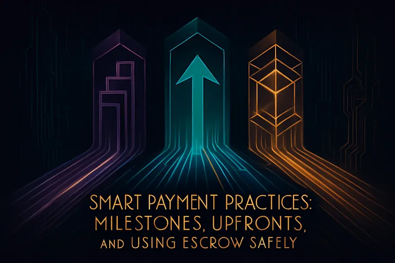 Cover image for Smart Payment Practices: Milestones, Upfronts, and Using Escrow Safely