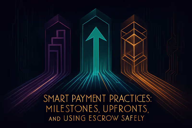 Cover image for Smart Payment Practices: Milestones, Upfronts, and Using Escrow Safely