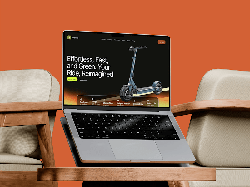 Cover image for Volt Bike electric Bike company Website