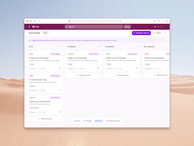 Cover image for Discovery project exploring potential improvements for Trello