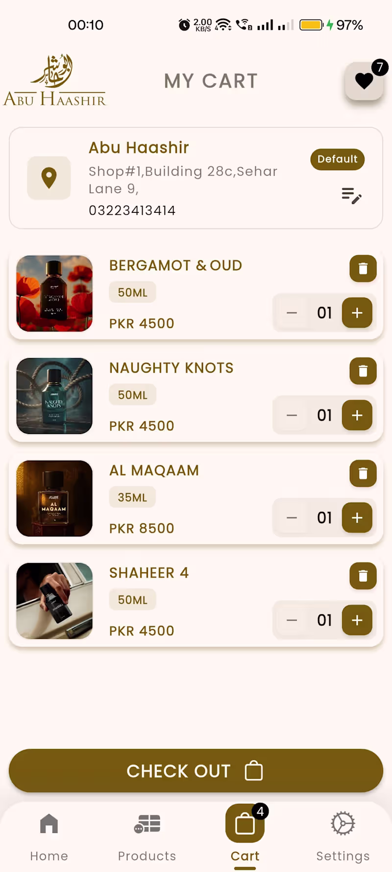 Cover image for Abu Haashir Perfumes - Shopping