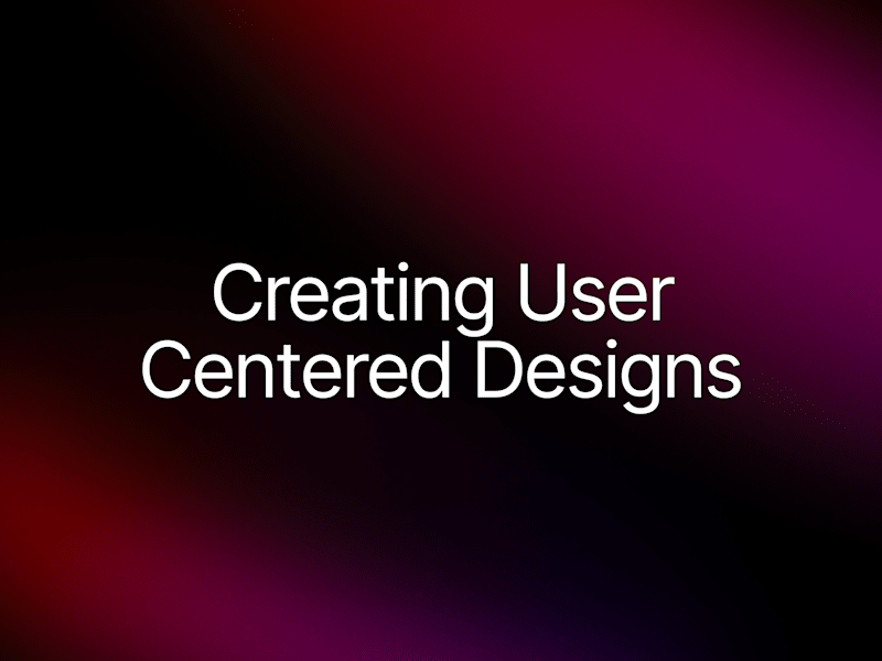 Cover image for Creating User-Centered Designs