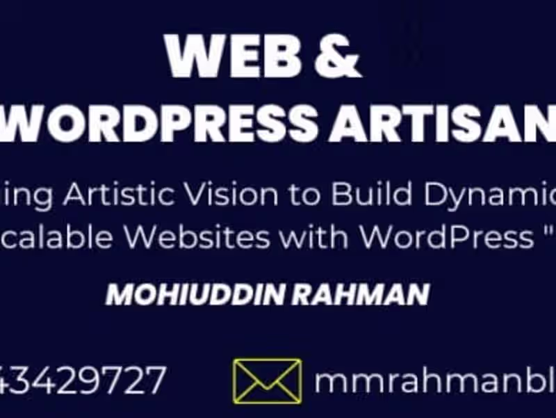 Cover image for Personal or Business Website Development