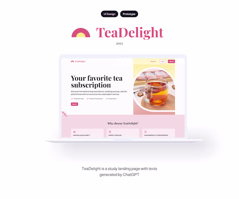 Cover image for TeaDelight on Behance
