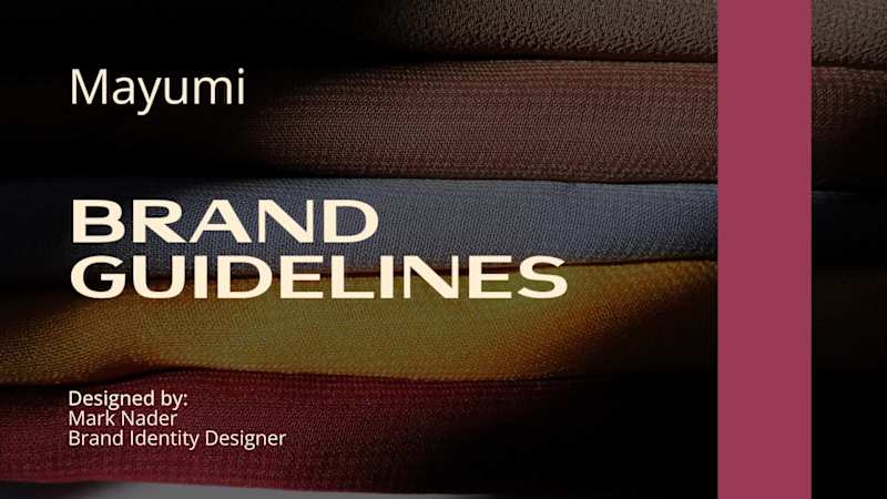 Cover image for Mayumi brand identity design