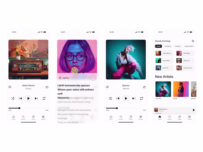 Cover image for Mobile App Design & Prototype in Figma