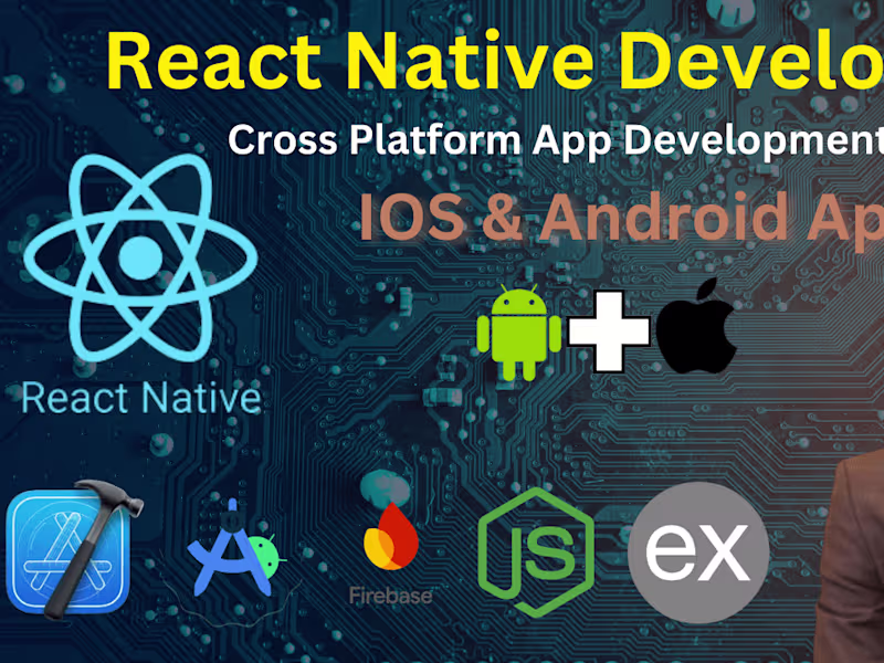 Cover image for  React Native mobile app for iOS and Android