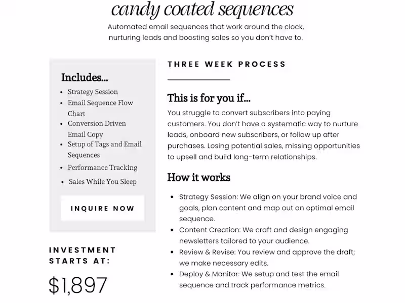 Cover image for Email Sequence (Automated Email Flows)