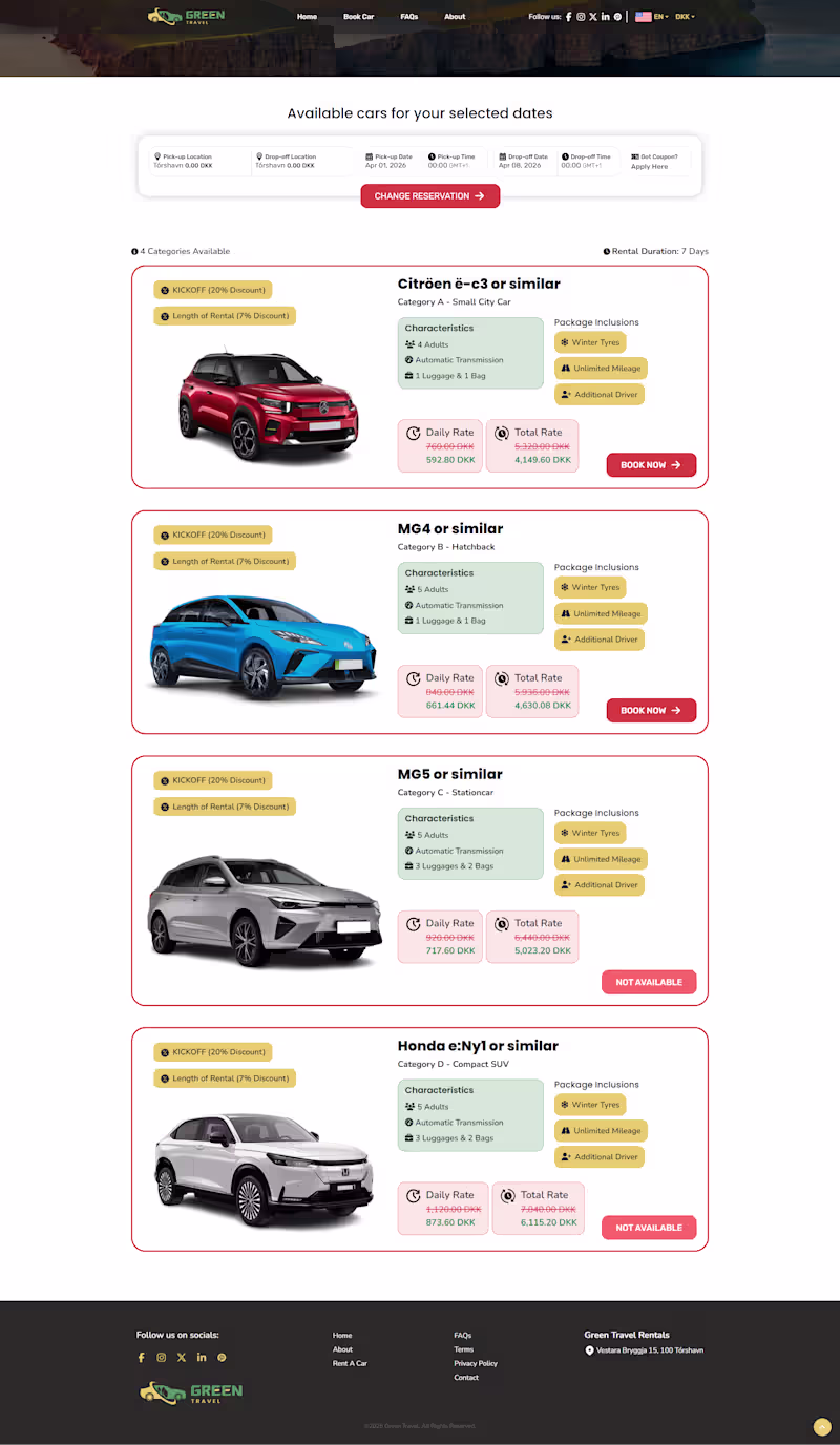 Cover image for Car Rental Website with Advanced Booking Management System A...