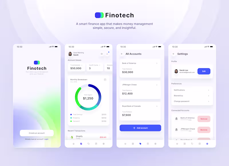 Cover image for Finance Mobile App Development