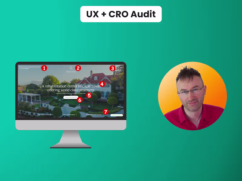 Cover image for UX+Conversion Audit