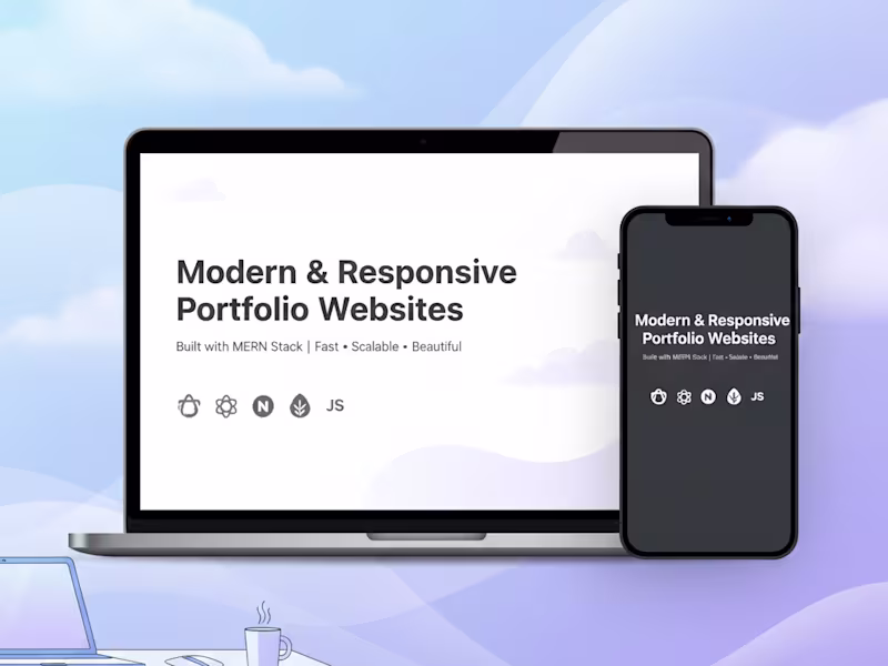 Cover image for Clean, Fast, and Fully Responsive Personal Portfolio Website