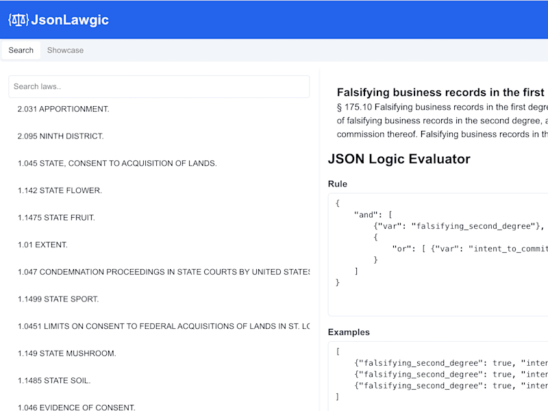 Cover image for JsonLawgic: Law as Code