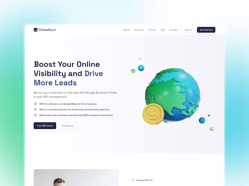 Cover image for Webflow Design & Development - Local SEO & GBP Agency