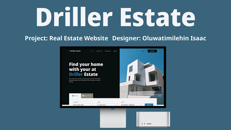 Cover image for Driller Estate Website :: Behance