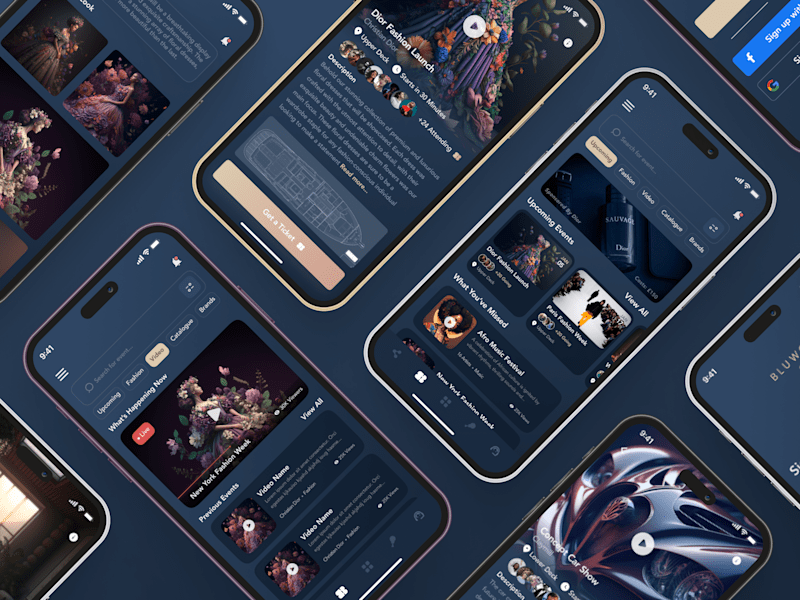 Cover image for Creating Branding & UI Designs for a Yacht Event Startup