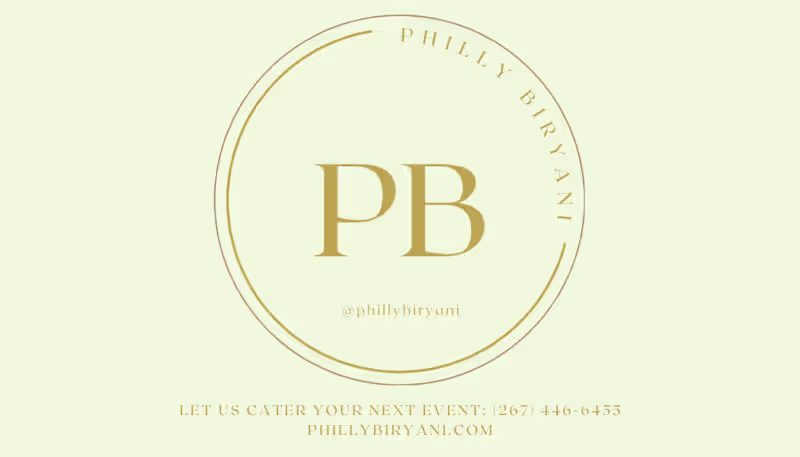 Cover image for Business card for catering service