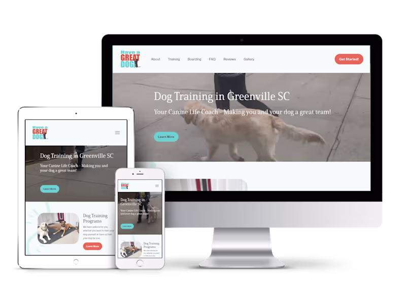 Cover image for Web Design for Dog Trainer Built for Trust & Clarity