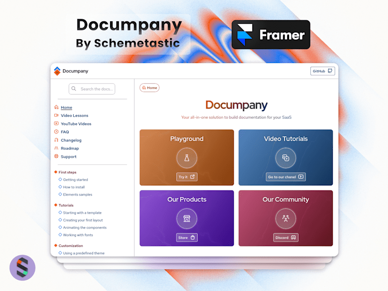 Cover image for Documpany - SaaS Documentation Framer Template