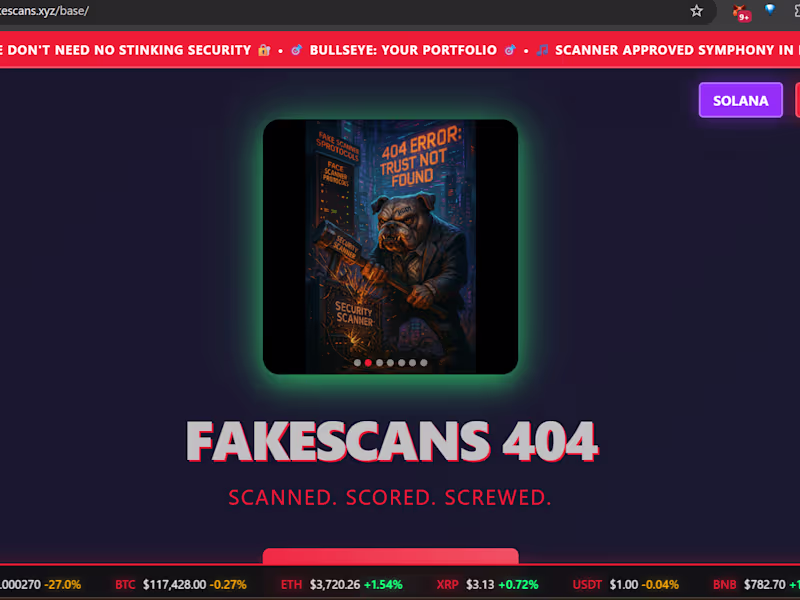 Cover image for FAKESCANS 404 - When Perfect Code Gets Imperfect Scores