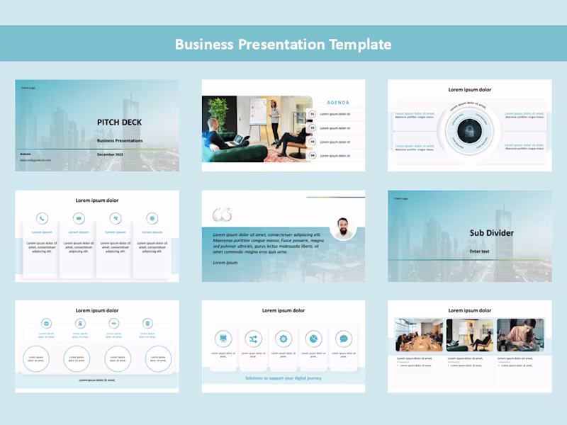 Cover image for Business Presentation Templates