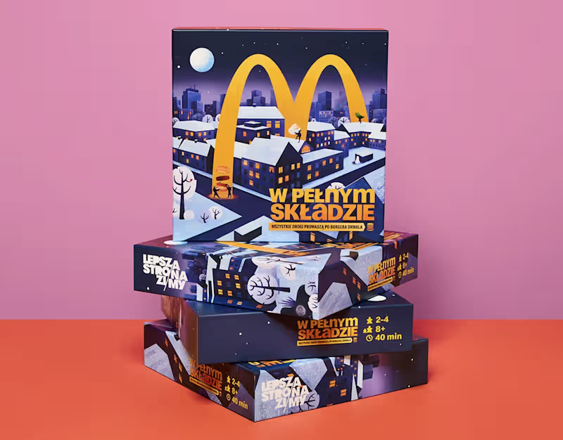 Cover image for McDonald's Board Game "In Full Squad"