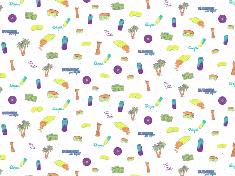 Cover image for Two Tides Crispi Brand Pattern Design Project