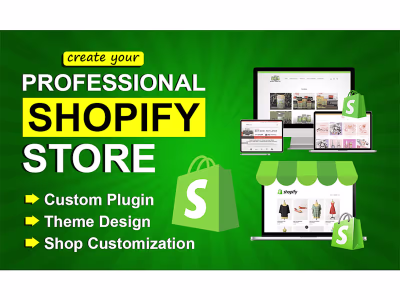 Cover image for Shopify Store Development