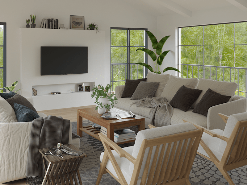 Cover image for HIGH QUALITY PHOTOREALISTIC INTERIOR VISUALIZATIONS