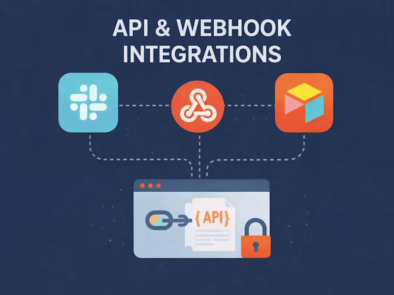 Cover image for API & Webhook Integrations
