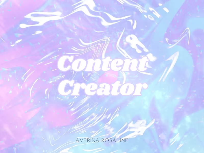 Cover image for Conten Creator