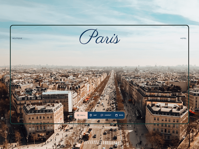 Cover image for Paris Hotel Framer Template