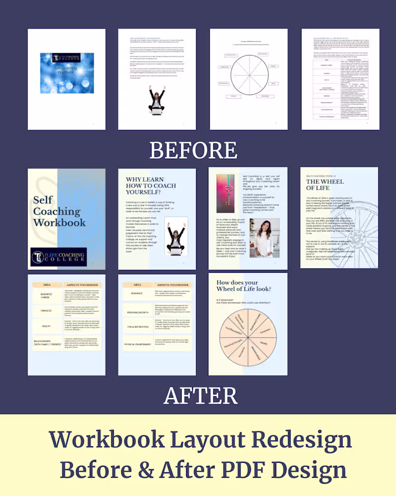 Cover image for Clean and structured workbook layout