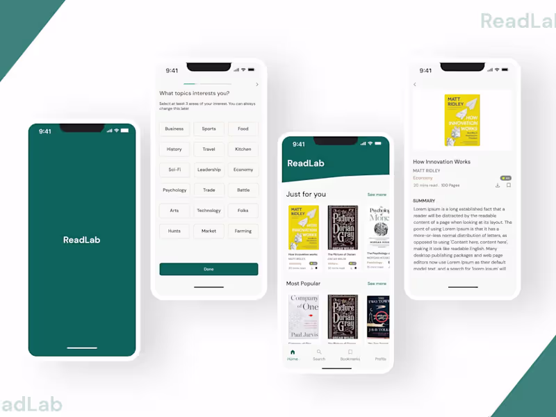 Cover image for ReadLab - Improving Reading Experience