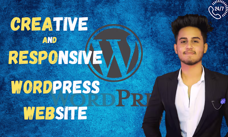 Cover image for I will design creative wordpress website for you