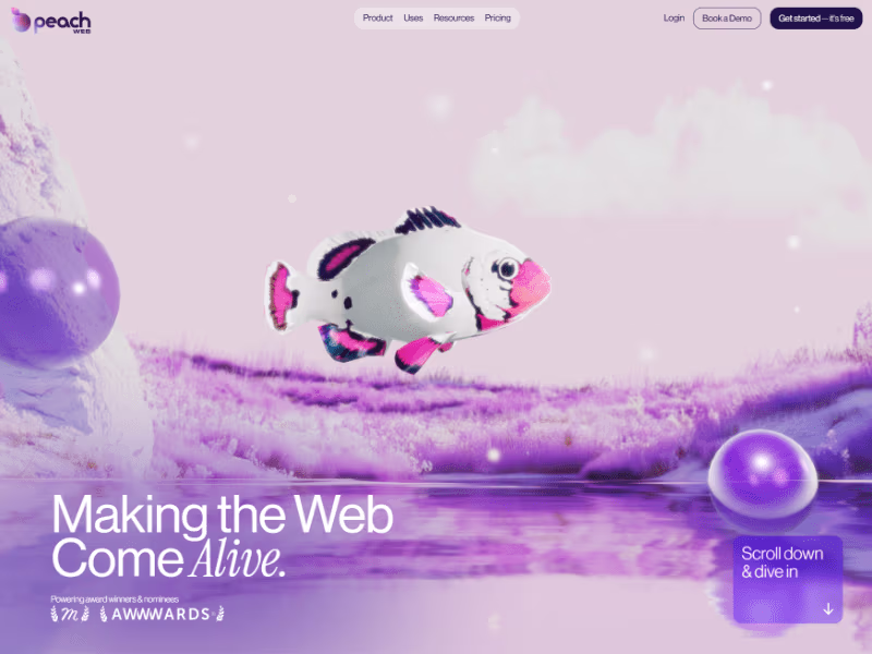 Cover image for Award Winning 3D Website Designer I Made Without Code. 