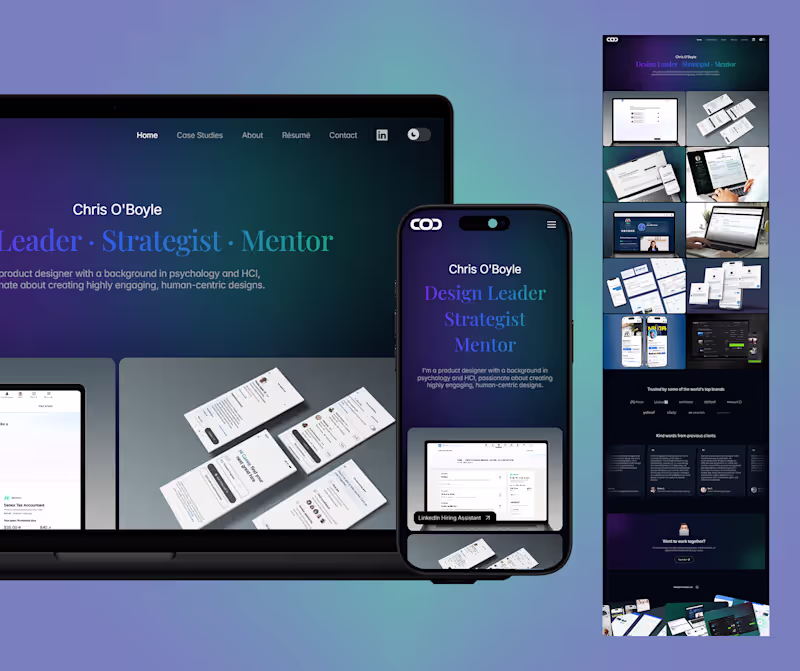 Cover image for A sleek, high-end portfolio built