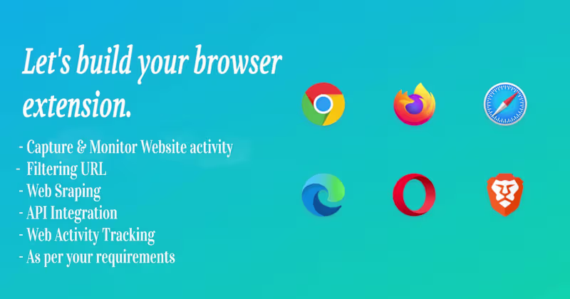 Cover image for chrome, firefox or any browser extension or plugin