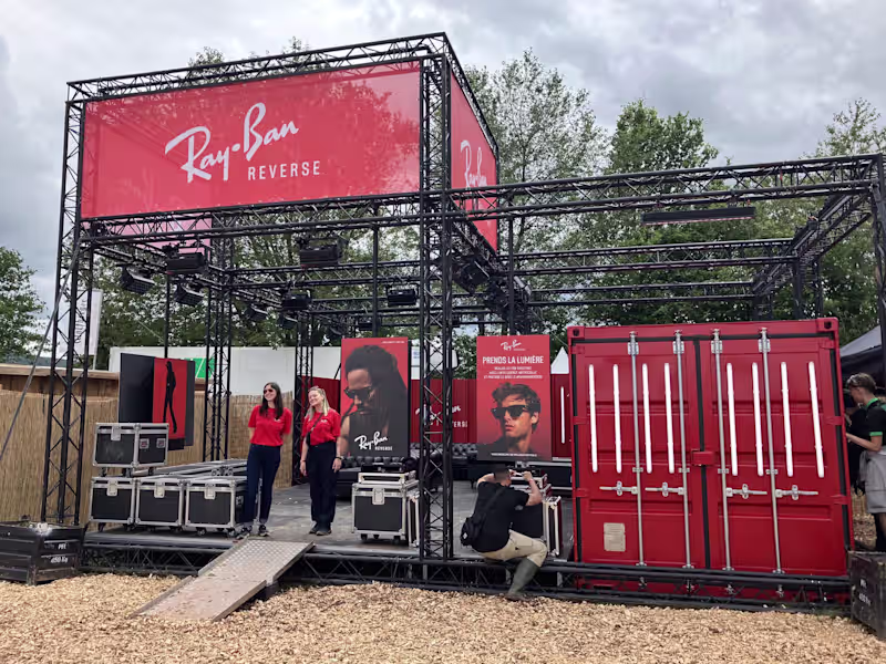 Cover image for Ray-Ban "Reverse": AI Photocall & Virtual Try-On